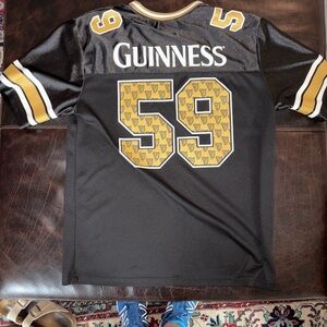 Guinness Black and Gold Number 59 Jersey